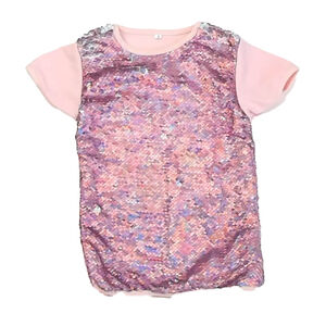 Unknown Brand Girls Pink Sequins T-Shirt size: 4T